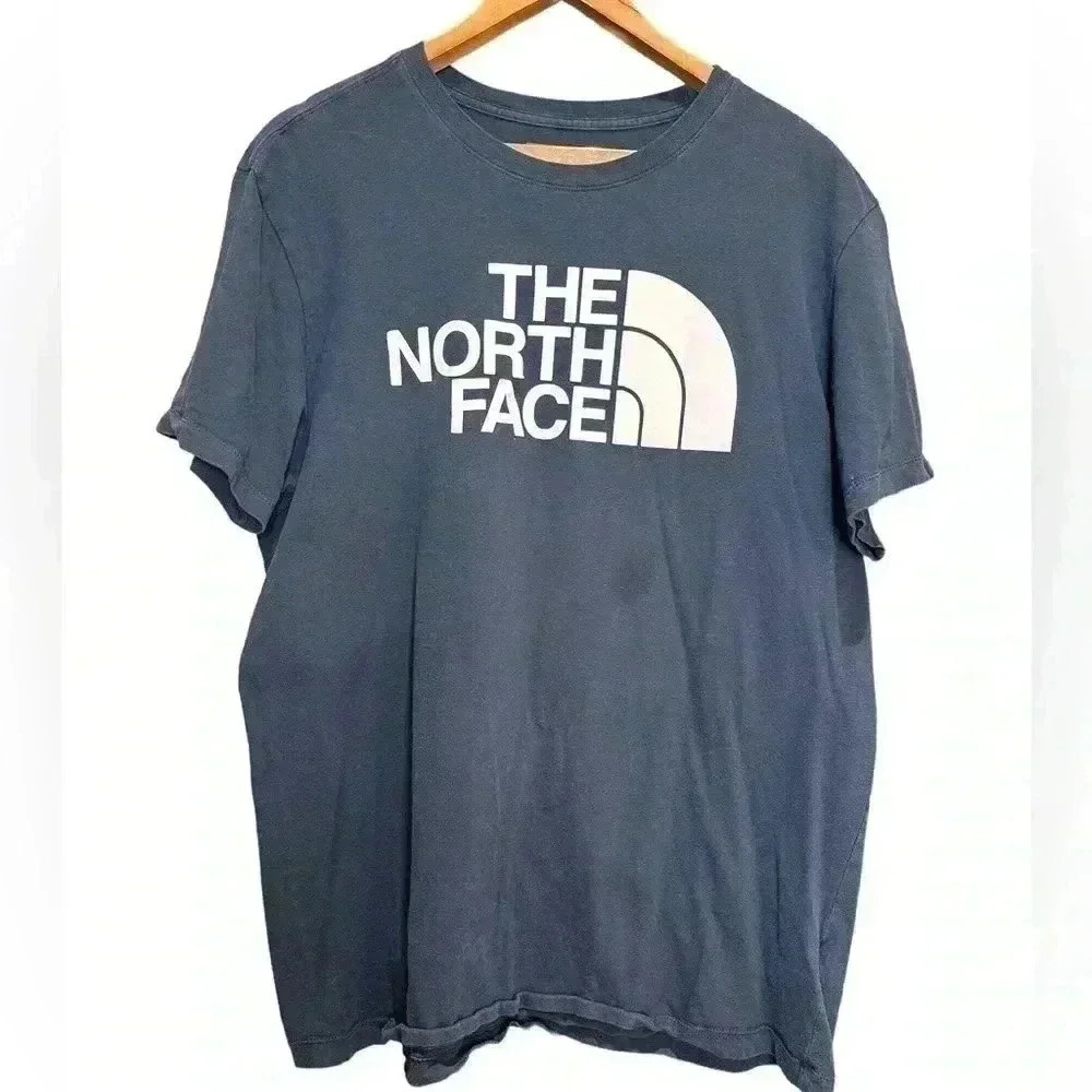 The North Face Men’s Navy White Short Sleeve Size Large